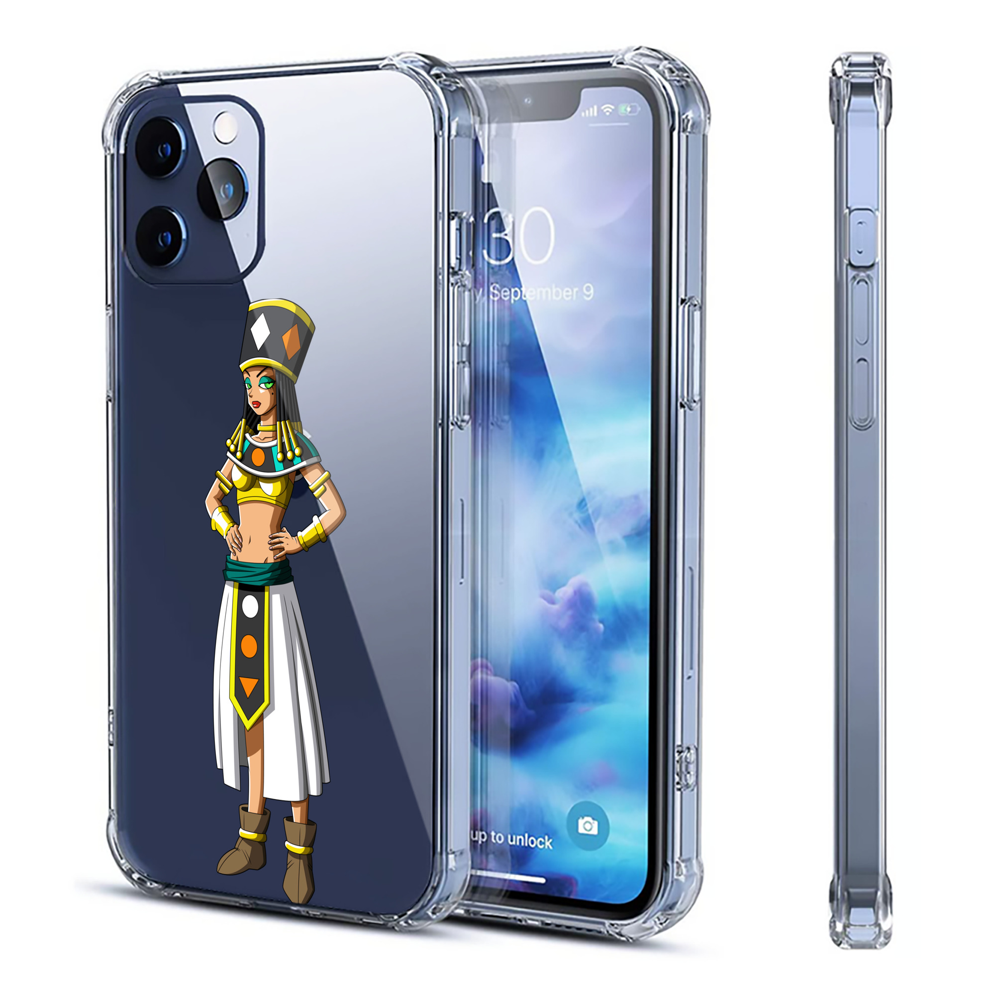 （画像用） ドラゴンボール DRAGON BALL 【iPhone 12シリーズ対応】透明スマホケース（クリアソフトケース）